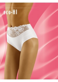 Памучни бикини в бял цвят ECO-HI