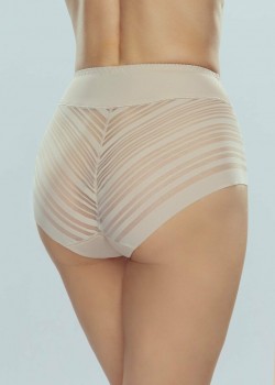 Бикини с висока талия в бежов цвят VELMA Бикини с висока талия в бежов цвят VELMA