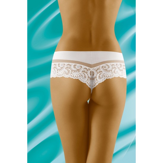 Бразилиани с дантела в бял цвят CANTATA