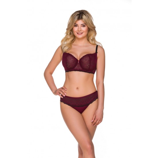 Сутиен с меки чашки в цвят бордо 2206 Сутиен с меки чашки в цвят бордо 2206