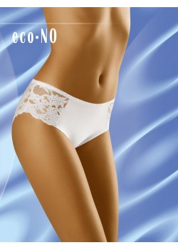 Дантелени бикини в бял цвят Eco No