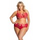 Макси сутиен с меки чашки в червен цвят K614 MEMPHIS Макси сутиен с меки чашки в червен цвят K614 MEMPHIS