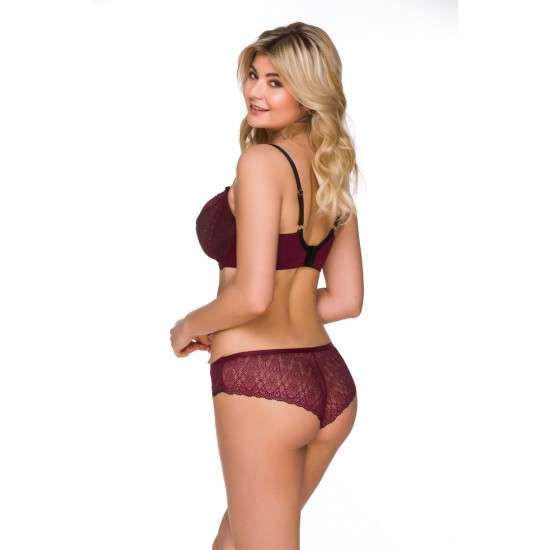 Макси сутиен с меки чашки в цвят бордо 2205 Макси сутиен с меки чашки в цвят бордо 2205