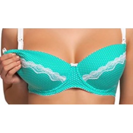 Сутиен за кърмачки в цвят сьомга 3037