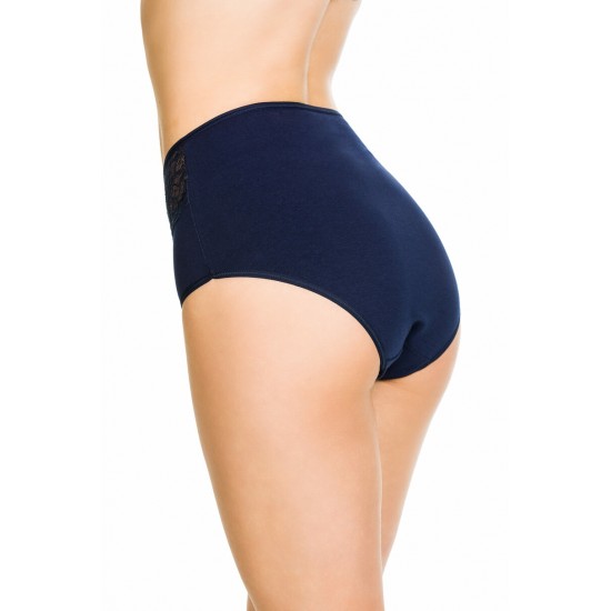 Памучни бикини в тъмносин цвят KIM 07031