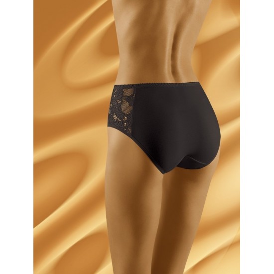 Памучни бикини в черен цвят ECO-VU