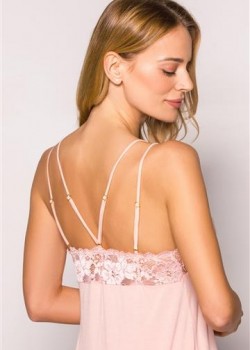 Дамска пижама в цвят праскова Verona Дамска пижама в цвят праскова Verona