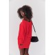 Къса рокля с дълъг ръкав в червен цвят FG632 Къса рокля с дълъг ръкав в червен цвят FG632