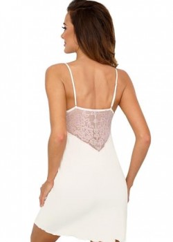 Нощница с тънки презрамки в цвят екрю Alexia II Нощница с тънки презрамки в цвят екрю Alexia II