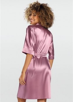 Сатенен дамски халат в розов цвят Nable 100 Сатенен дамски халат в розов цвят Nable 100