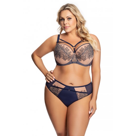 Макси сутиен с меки чашки в тъмносин цвят K695 ALLISON Макси сутиен с меки чашки в тъмносин цвят K695 ALLISON