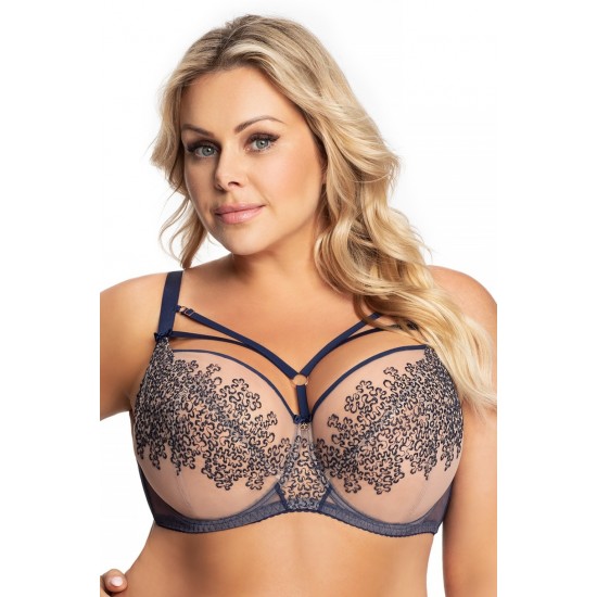 Макси сутиен с меки чашки в тъмносин цвят K695 ALLISON Макси сутиен с меки чашки в тъмносин цвят K695 ALLISON