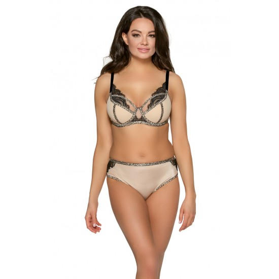 Макси сутиен с полуподплатени чашки в бежов цвят AV 2011 LEOPARD Макси сутиен с полуподплатени чашки в бежов цвят AV 2011 LEOPARD