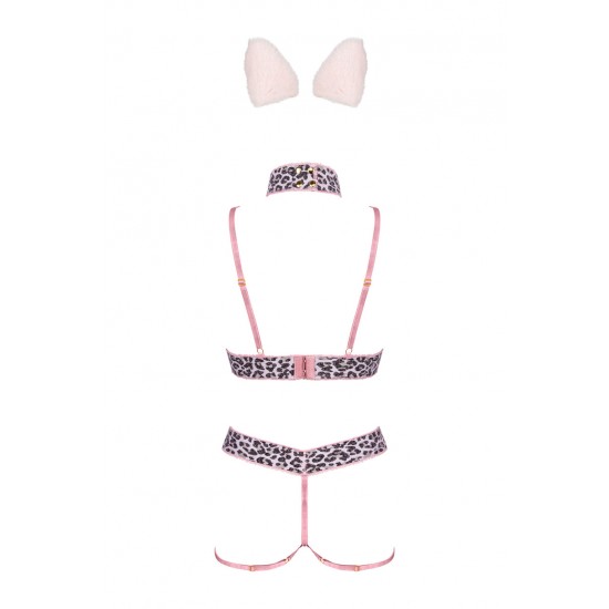 Секси комплект в розов цвят CATRINY Секси комплект в розов цвят CATRINY