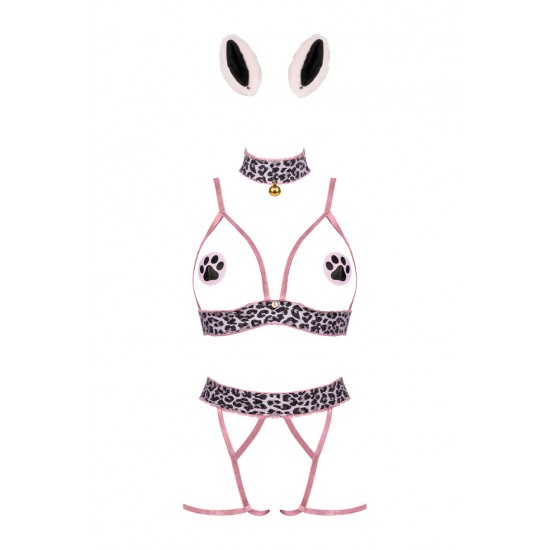 Секси комплект в розов цвят CATRINY Секси комплект в розов цвят CATRINY