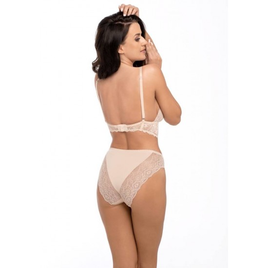 Бикини с дантела в бежов цвят BBL173 Бикини с дантела в бежов цвят BBL173