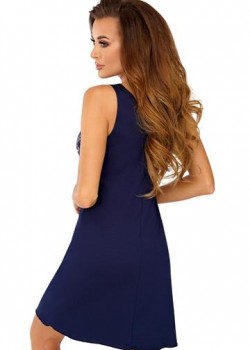 Нощница с широки презрамки в тъмносин цвят Deborah Нощница с широки презрамки в тъмносин цвят Deborah