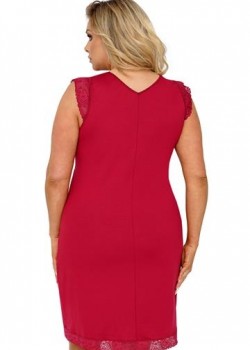 Макси нощница с къс ръкав в цвят бордо Vera Макси нощница с къс ръкав в цвят бордо Vera