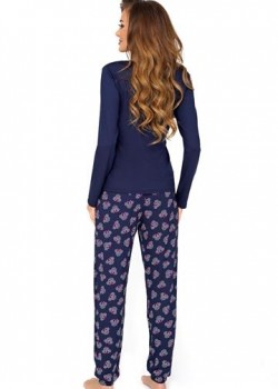 Дълга дамска пижама в тъмносин цвят Mouse II Дълга дамска пижама в тъмносин цвят Mouse II
