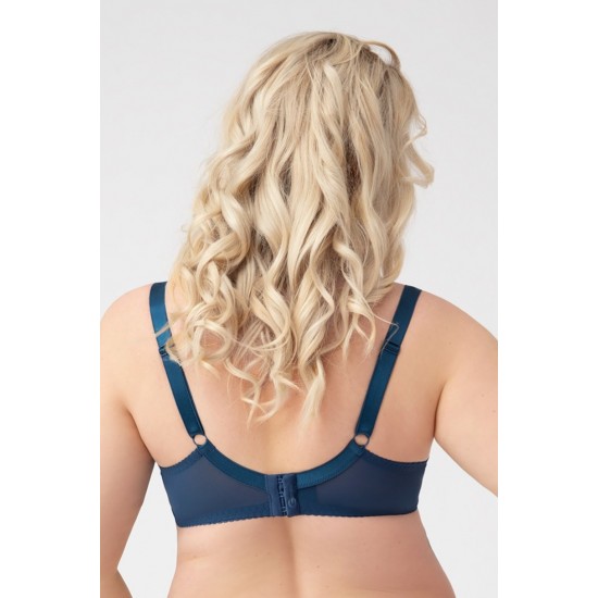 Макси сутиен с меки чашки в син цвят K728 EDITH Макси сутиен с меки чашки в син цвят K728 EDITH