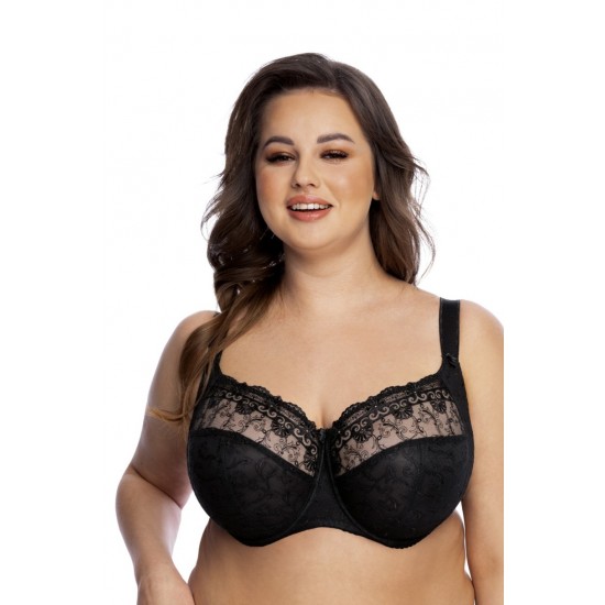 Макси сутиен с меки чашки в черен цвят TEMIDA 1151 Макси сутиен с меки чашки в черен цвят TEMIDA 1151