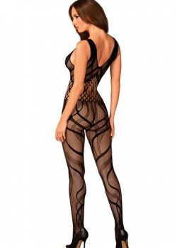 Целокупно боди с отворено дъно в черен цвят G328 Целокупно боди с отворено дъно в черен цвят G328