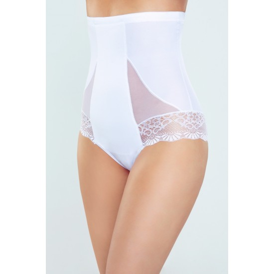 Моделиращи бикини с висока талия в бял цвят VIRA Моделиращи бикини с висока талия в бял цвят VIRA