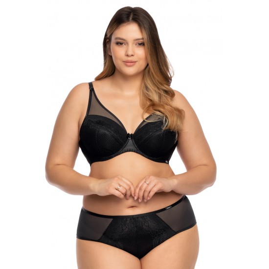 Макси сутиен с подплатени чашки в черен цвят CASILDA Макси сутиен с подплатени чашки в черен цвят CASILDA