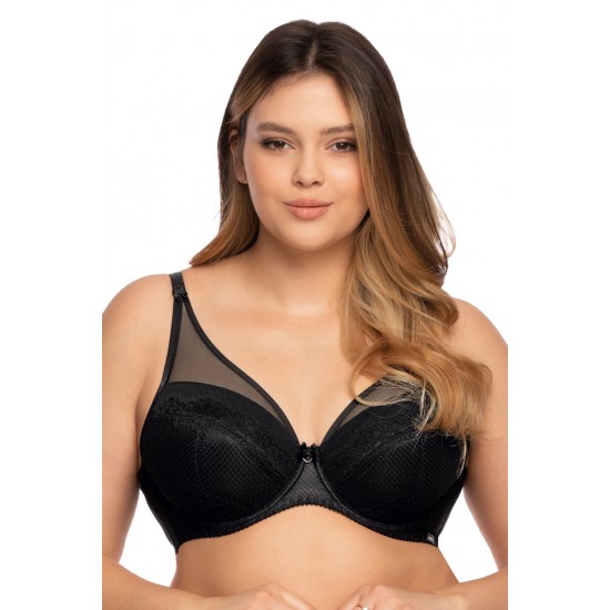 Макси сутиен с подплатени чашки в черен цвят CASILDA Макси сутиен с подплатени чашки в черен цвят CASILDA