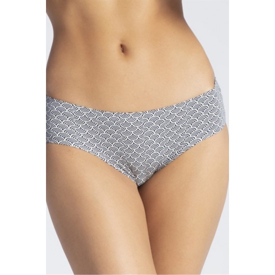 Класически бикини в черен и бял цвят 01