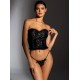 Секси корсет с прашки в черен цвят JESSICA Секси корсет с прашки в черен цвят JESSICA