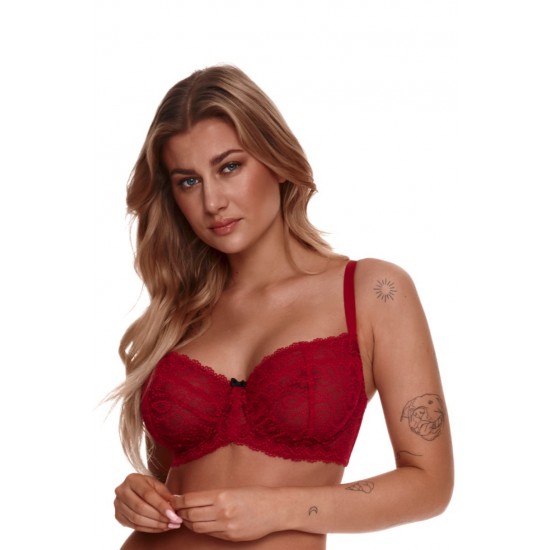 Макси сутиен с меки чашки в червен цвят 2312 Макси сутиен с меки чашки в червен цвят 2312