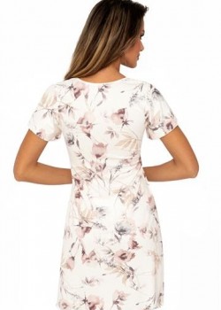 Нощница с къс ръкав в бежов цвят Belinda Нощница с къс ръкав в бежов цвят Belinda