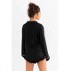 Дамска пижама с дълъг ръкав в черен цвят Yasmina Дамска пижама с дълъг ръкав в черен цвят Yasmina