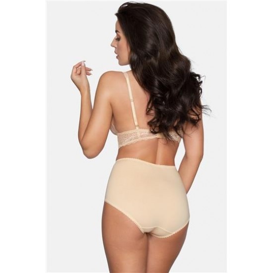 Бикини с дантела в бежов цвят 185