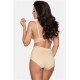 Бикини с дантела в бежов цвят 185
