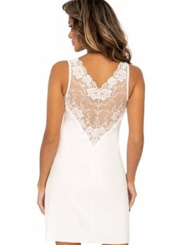 Нощница с широки презрамки в цвят екрю Kristina Нощница с широки презрамки в цвят екрю Kristina