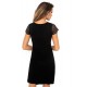 Нощница с къс ръкав в черен цвят Vanessa Нощница с къс ръкав в черен цвят Vanessa