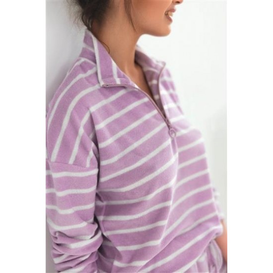 Дамска пижама в лилав цвят Ottilia