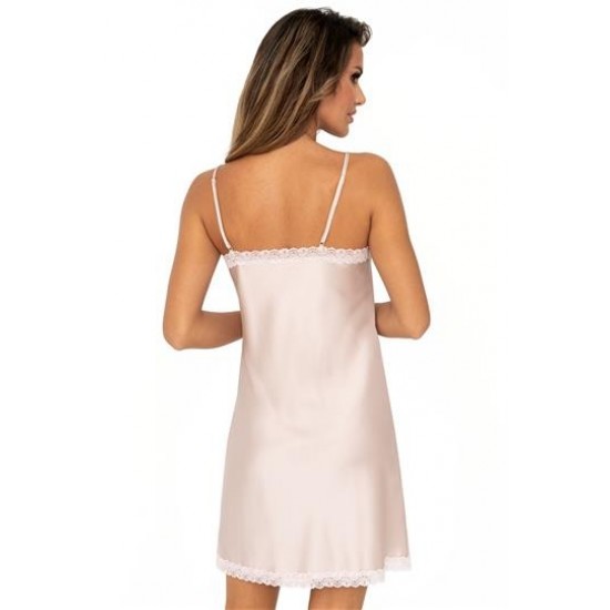 Сатенена нощница в бежов цвят Tiffani Сатенена нощница в бежов цвят Tiffani