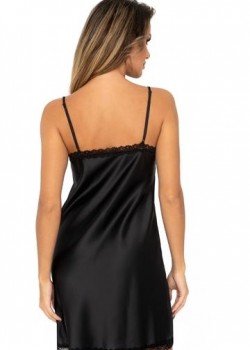 Сатенена нощница в черен цвят Tiffani Сатенена нощница в черен цвят Tiffani