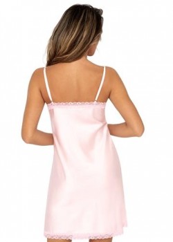 Сатенена нощница в светлорозов цвят Tiffani Сатенена нощница в светлорозов цвят Tiffani