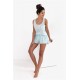 Къса дамска пижама в цвят мента Ocean Къса дамска пижама в цвят мента Ocean