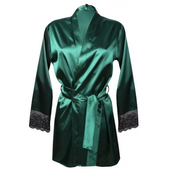Сатенен халат в зелен цвят Hailey Сатенен халат в зелен цвят Hailey
