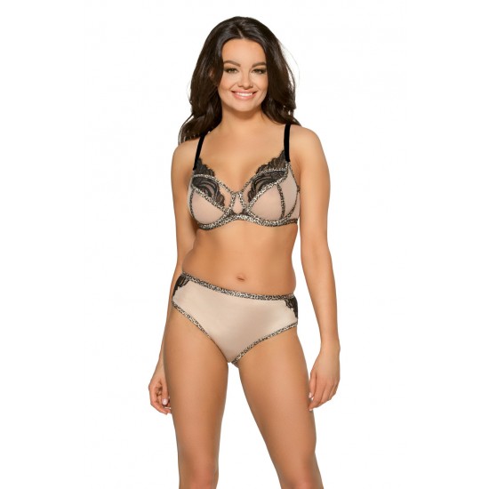 Макси сутиен с меки чашки в бежов цвят AV 2012 LEOPARD Макси сутиен с меки чашки в бежов цвят AV 2012 LEOPARD