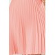 Елегантна плисирана рокля в светлорозов цвят 396-1