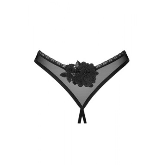 Бикини с отворено дъно в черен цвят Latinesa Бикини с отворено дъно в черен цвят Latinesa