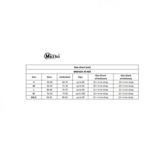 Бански костюм от две части в цвят мока Brenda M-403-6 Бански костюм от две части в цвят мока Brenda M-403-6