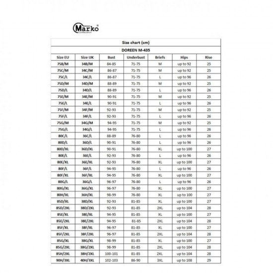 Бански костюм от две части в синьо Doreen M-435-6 Бански костюм от две части в синьо Doreen M-435-6