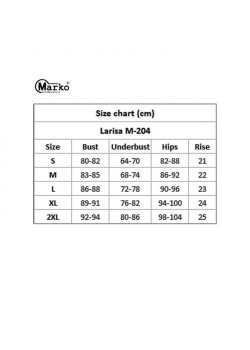 Бански костюм от две части в синьо Larisa M-204-8